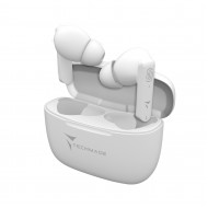 TECHMADE AURICOLARI WHITE CON SUPER BASS E TOUCH CONTROL